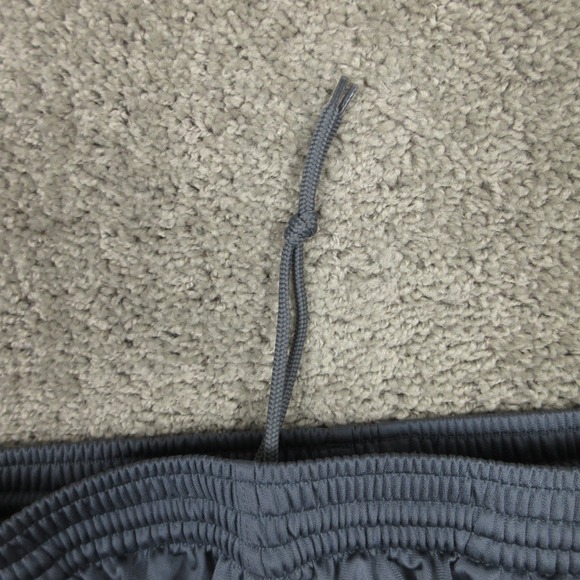 Adidas Pants Mens Large Gray Black Striped Relaxed Basketball Warmup Hip Hop EUC - Picture 10 of 11